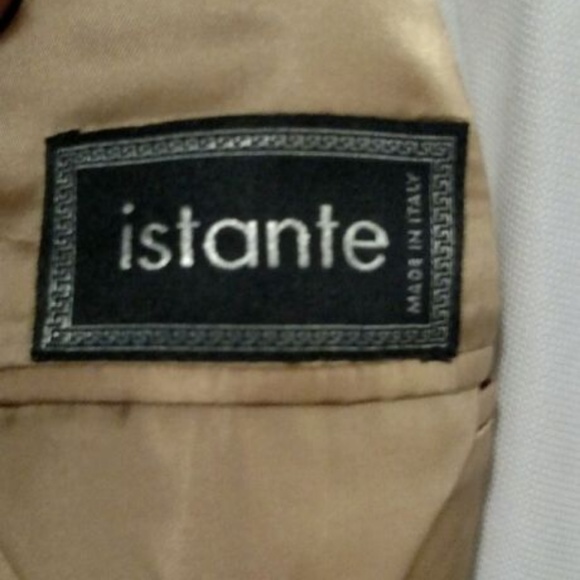 istante by Versace Vintage Beige Gabardine Three Button Suit 40 - Picture 8 of 8